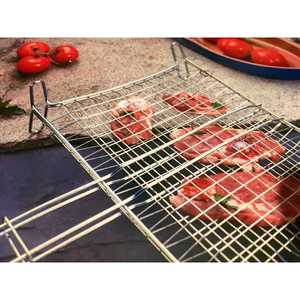 GRIL DOUBLE 27x37 cm avec FILET ROND Accessoires d'intérieur - Product Image 3