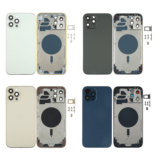 High Quality Rear Housing Cover and Middle Frame for iPhone 12 Pro Max 1-Year Warranty