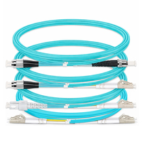 Kabel Patch Fiber Optik Multimode Simplex Duplex OM3 LC LC/SC/FC/ST untuk Pusat Data Ethernet 10/40/100G
