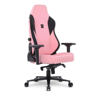 Fauteuil de jeu en mousse moulée sur mesure en gros, en cuir PU, accoudoirs 4D, base en aluminium, support lombaire, dossier haut inclinable pour PC