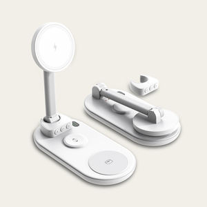 Support de charge sans fil multifonctionnel <span class=keywords><strong>3</strong></span>-en-1 à chargement rapide Station de charge magnétique sans fil pour téléphone, montre et écouteurs - Product Image 2