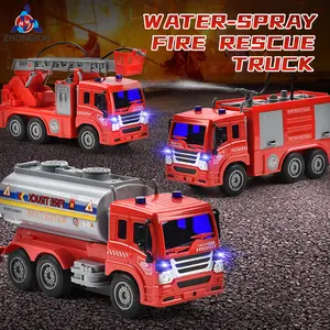 ילדים חשמלי Diecast צעצועי Viechel F/w סגסוגת רכב אש מים טנק רכב עם אור ומוסיקה 2023 חדש צעצוע