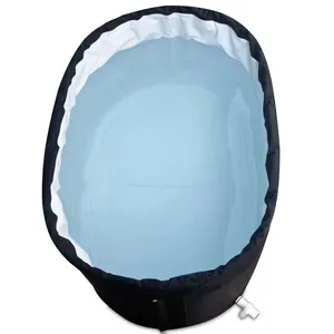 Banheira de gelo dobrável de melhor qualidade para relaxamento corporal, banheira de gelo portátil personalizada