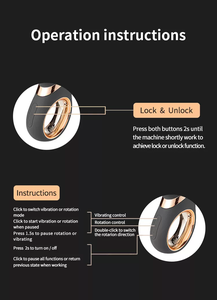 Vibratore <span class=keywords><strong>Rabbit</strong></span> di Lusso all'Ingrosso in <span class=keywords><strong>Silicone</strong></span> di Alta Gamma con Ricarica USB Multi-Velocità e Rotazione per Punto G - Product Image 3