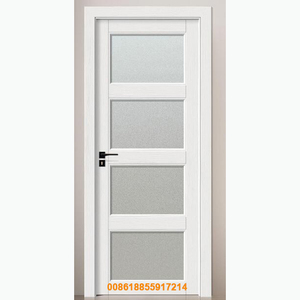 Moderno Roble Gris Color WPC Montar Puerta <span class=keywords><strong>de</strong></span> Junta Dividida Nuevo Diseño Maternal Glass Super WPC Puerta Interna <span class=keywords><strong>para</strong></span> Hoteles - Product Image 1