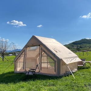 Portable coupe-vent neige anti-poussière tente de Camping en plein <span class=keywords><strong>air</strong></span> imperméable Oxford épaissi <span class=keywords><strong>PVC</strong></span> tissu gonflable <span class=keywords><strong>Air</strong></span> tente quatre saisons - Product Image 5