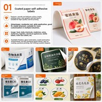 Autocollants adhésifs cosmétiques en PVC, étiquettes en rouleau avec code-barres personnalisés, impression UV, tailles et formes personnalisées - Fournisseur en gros