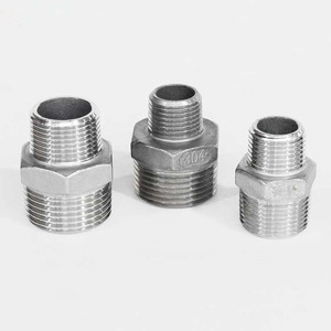 COVNA Conexión Hidráulica Hexagonal de Acero Inoxidable con Rosca Macho Igual, Acoplamiento de Tubería BSP, Pedido Urgente, Fabricado en China - Product Image 4