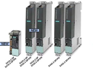 Module moteur unique Siemens SINAMICS S120 6SL3120-1TE32-0AA3 6SL31201TE320AA3, programmation PLC, entrée 240V DC, sortie 3AC 400V, E/S - Product Image 4