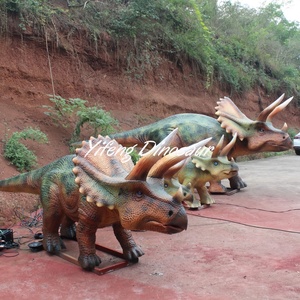 <span class=keywords><strong>Attraction</strong></span> animatronique de groupe de tricératops robotisés pour <span class=keywords><strong>parc</strong></span> à thème - Product Image 5