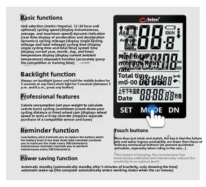 <span class=keywords><strong>Compteur</strong></span> de <span class=keywords><strong>vitesse</strong></span> et odomètre pour vélo en gros : <span class=keywords><strong>Compteur</strong></span> de <span class=keywords><strong>vitesse</strong></span> <span class=keywords><strong>sans</strong></span> <span class=keywords><strong>fil</strong></span> pour <span class=keywords><strong>moto</strong></span> à grand écran, étanche - Product Image 6