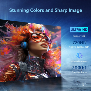 Nuevo Proyector Portátil Desmontable con Baterí<span class=keywords><strong>a</strong></span> Recargable, Mini Inteligente con Sistema Android 11, WiFi 6 Inalámbrico, Películas HD 720P 4K, para Exteriores - Product Image 2