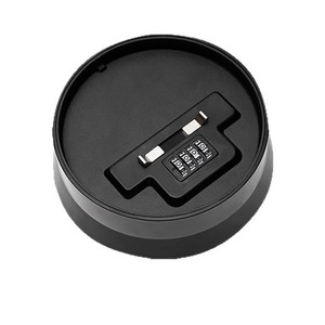 Key Box Wall Mounted Round Aluminum Alloy Black Entryway <b>Storage</b> Organizer For Home Office Use - Product Image 1