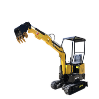 Mini-chargeuse sur chenilles Topone avec moteur diesel, capacité de 1200 kg, pour travaux de construction, avec un moment de charge élevé et une pompe