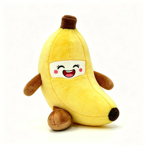 Lindo juguete de peluche de plátano, almohada suave, animal de peluche para aliviar el estrés, unisex, a partir de 14 años - Product Image 1