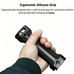 Poignée supérieure pour stabilisateur de cardan <span class=keywords><strong>RS2</strong></span> RSC2 RS3 en aluminium CNC avec grip en silicone, personnalisation du logo laser OEM - Product Image 4