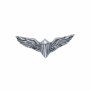 Promosyon hediyeler özel Metal Pin 3D tasarım altın uçak kanatları yaka Pin rozeti - Product Image 4