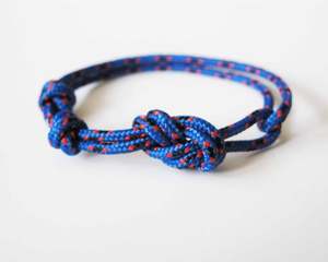 Handmade Happiness knotted <b>rope</b> <b>bracelet</b> - Product Image 1