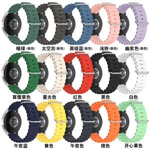 Bracelet de montre intelligent universel 20mm 22mm Correa Ocean Bracelet plat en silicone à double boucle pour <span class=keywords><strong>Huawei</strong></span> pour Samsung - Product Image 3