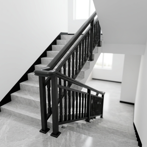 Rampe d'escalier en acier inoxydable de qualité supérieure, personnalisée, anti-corrosion, anti-rouille, montage simple pour balcon et terrasse - Product Image 3