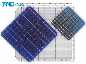Venta caliente 9BB 10BB Poly Solar Cell 22.0% 22.3% 22.8% 23.0% células solares fotovoltaicas orgánicas de alta calidad de grado A 182*182 - Product Image 2