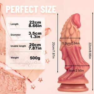 Siliconen Dildo Vrouwelijke Tool Penis Simulatie Homo Anale Sex <span class=keywords><strong>Bottom</strong></span> Plug Prothetische Penis Volwassen Masturbatie Orgasme Apparaat - Product Image 4