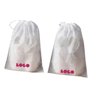 New Wholesale Custom Printing Shoe Drawstring Bag Non-Woven Packing Draw String Dust Bags