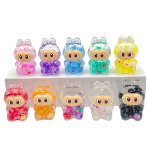 פריט חדש בקופסת הפתעה גדולה עם פלאש זוהר, ערכת יצירה עשה זאת בעצמך, דמויות חיות יצירתיות, סִגְנוֹן דמויות שרף צבועות אופנתיות בצורה לא סדירה - Product Image 1