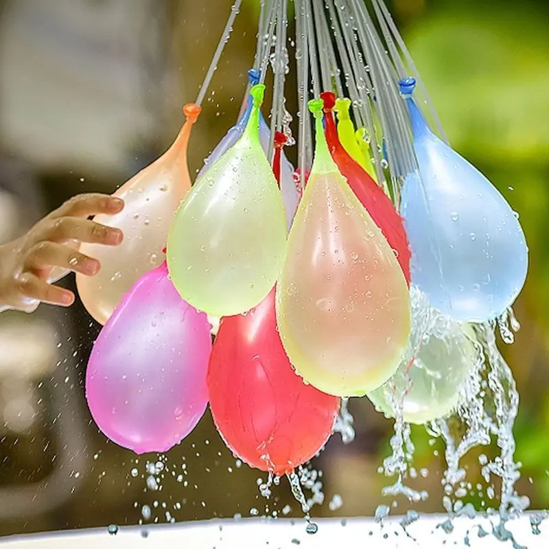 Wholesale Happy Water Balloons 111pcs 37pcs Rapid Quick Fill Magic Self Sealing Water Balloon Ball Bomb Summer water game toys