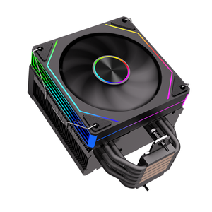 พัดลมซีพียู ARGB 220W TDP 6 ฮีทไปป์ ระบบระบายความร้อนด้วยอากาศ พร้อมจอแสดงอุณหภูมิ LCD PWM 4 พิน ระบายความร้อน 6 ฮีทไปป์ กระจายความร้อนได้อย่างมีประสิทธิภาพ - Product Image 3