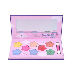8-Color çocuklar makyaj seti yıkanabilir toksik olmayan göz farı paleti koleksiyonu taklit oyun ve okul öncesi ürün kızlar için - Product Image 5