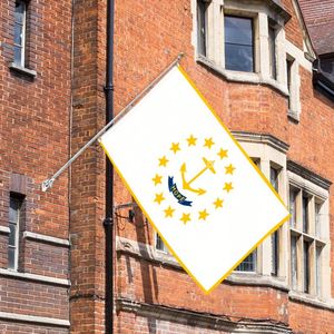 Drapeaux de l'État du Rhode Island en gros, 3x5 pieds, polyester 68D/100D, personnalisation de toutes les nations, expédition rapide, fournisseur fiable, livraison rapide - Product Image 6