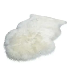 Da Cừu Dày da cừu Fluffy lông thảm cho phòng khách phòng ngủ thẩm mỹ Thảm ghế Seat Cover