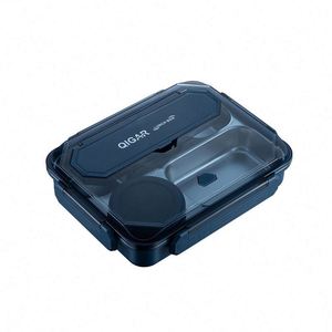 Wholesale 304 Stainless Steel <b>Insulated</b> <b>Lunch</b> <b>Box</b> Compartments Customized Large Capacity Bento for Students Adults Heatable - Product Image 3