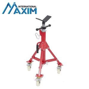 Nouveau support de tuyau en acier allié robuste, hauteur réglable, conception pliable en forme de V, support de soudage, capacité de 2500 lb, utilisation <span class=keywords><strong>pour</strong></span> <span class=keywords><strong>remorque</strong></span> - Product Image 6