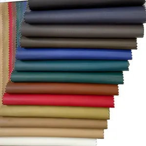 Eco Faux Recycled Leather Fabric Vinyl Artificial Synthetic Pu Leather For making Shoes Sofa Handbags