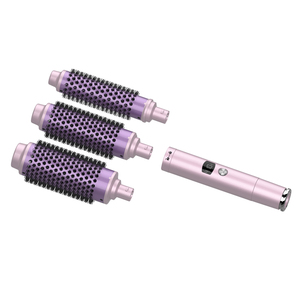 Usine En Gros Curling Céramique Tourmaline Ionique Fer À Friser <span class=keywords><strong>Brosse</strong></span> Volumisante Chauffage Rapide <span class=keywords><strong>Brosse</strong></span> Thermique Chaude - Product Image 5