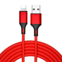Câble de charge rapide 1M 2M 3M, transfert de données, nylon tressé, 3A 2A, pour iPhone 11 12 13 14 15 16 17 Pro Max Plus