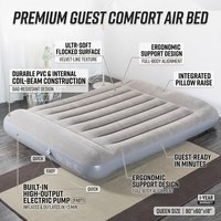 Lit d'air gonflable en PVC portable à gonflage automatique, le plus vendu en Chine, économique et très demandé