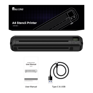 Impresora <span class=keywords><strong>de</strong></span> Tatuajes sin Tinta Kissure MHT500 con Pantalla Digital, Máquina <span class=keywords><strong>de</strong></span> Patrones Térmicos, Imagen Sombreada Imprimible, Impresora Inalámbrica Bluetooth - Product Image 4