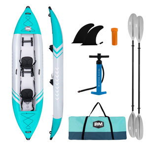 Canoë de pêche pliable gonflable pour 2 personnes à bas prix, kayak gonflable à vendre 1. Kayak gonflable - Product Image 1