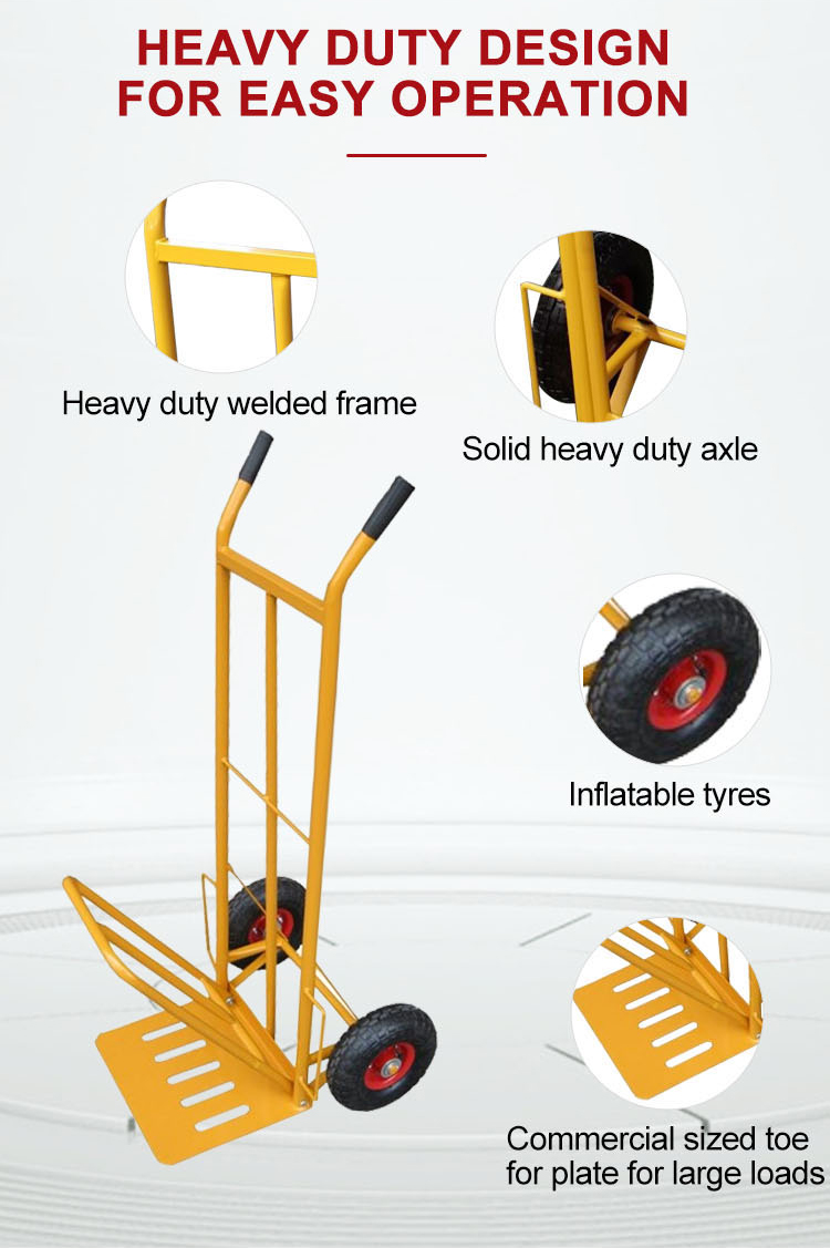 China Industrial Heavy Duty Two Wheel Foldable Handtruck HT1893