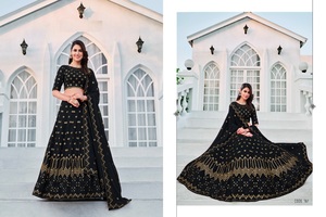 Nouveau Lehenga Choli brodé semi-cousu exclusif pour les festivals et les fêtes du fournisseur indien - Product Image 5