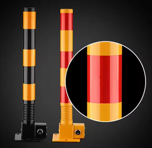 อุปกรณ์จอดรถ ที่กั้นจอดรถแบบพับได้ พร้อมระบบล็อคด้วยมือ - Product Image 6