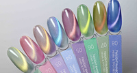 YDC Gel UV Transparent Léger à Attraction Magnétique Précise Effet Œil de Chat Satiné Écologique Séchage Rapide 30s 12ml/15ml/30ml