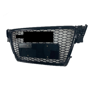 Grille avant complète en nid d'abeille pour <span class=keywords><strong>Audi</strong></span> A4 <span class=keywords><strong>RS4</strong></span> B8 <span class=keywords><strong>2007</strong></span> 2008 2009 2010 2011 2012 Grille ABS sans logo - Product Image 6