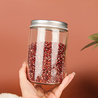 Groothandel Stapelbare Luchtdichte Glazen Voedselbewaarbakjes Met Schroefdeksels Voor Snacks Gedroogd Fruit Kruiden 280 ml 380 ml 500 ml