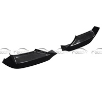 Nouveau Spoiler avant de voiture OLOTDI en fibre de carbone, finition polie haute brillance, tissage sergé 3x3, moulage sous vide noir carbone, pour pare-chocs et bas de caisse