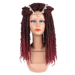 Sintético al por mayor Pre-Bucle suave pasión primavera bomba giro de ganchillo de la trenza del pelo - Product Image 6