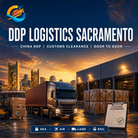 Logistique DDP Chine vers Sacramento CA, Dédouanement DDP, Livraison porte-à-porte, Transitaire, Agent maritime, Manipulation de marchandises